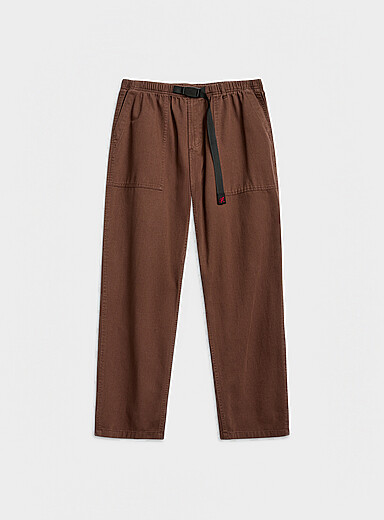 Le pantalon serg&eacute; taille ceintur&eacute;e <b>Coupe ample</b>