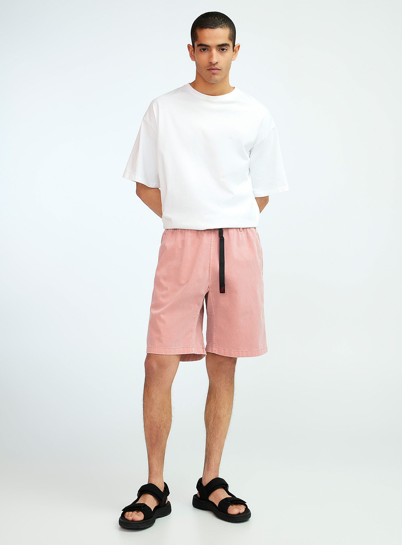Gramicci Piece-dyed Twill Short In Coral Orange
