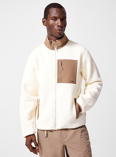 La veste polaire insertions nylon