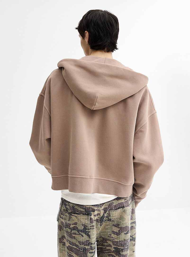Peachskin fleece zip-up hoodie Oversized fit | Djab | Men's