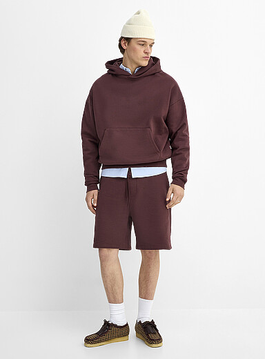 Djab Chocolate/Espresso Heavy French terry short for men