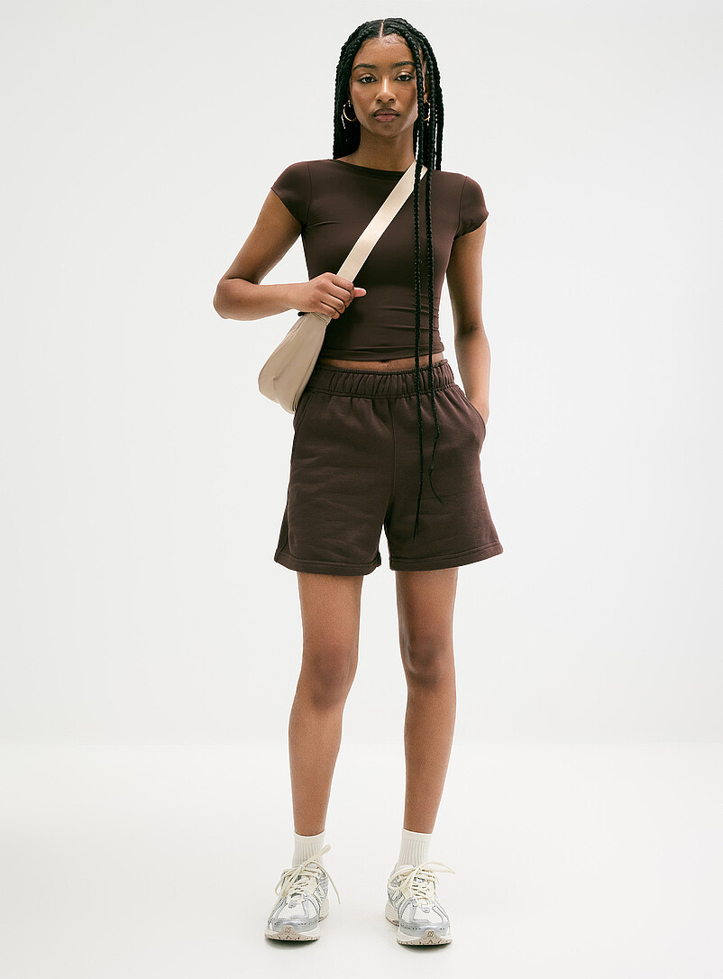 Second-skin open-back T-shirt | Twik | Women's Short-Sleeve T