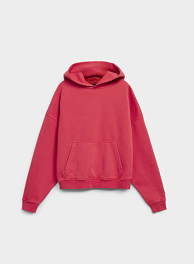 Le 31 Taupe Muted colour hoodie for men