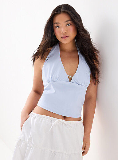 La camisole licou breloque coeur <b>En soutien &agrave; Tel-jeunes et &agrave; Jack.org</b>