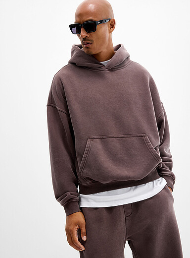 Faded colour hoodie