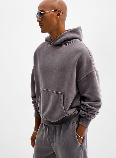 Faded colour hoodie