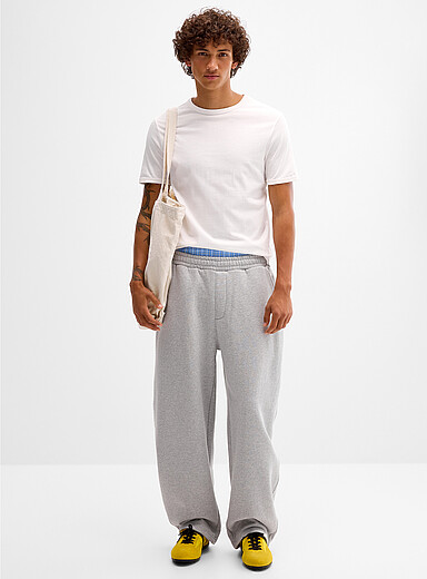 Loose French terry pant DJAB 101 <b>Barrel fit</b>