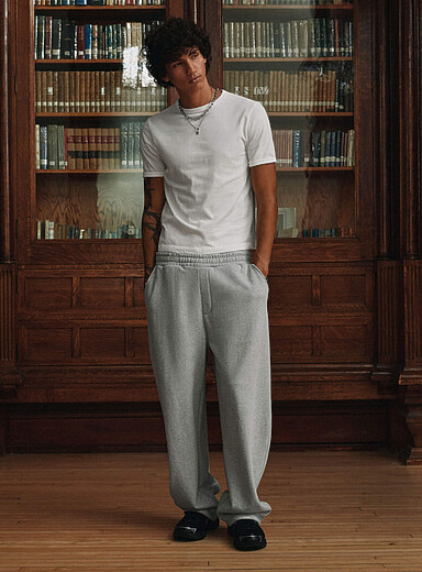 Loose French terry pant DJAB 101 <b>Malasa&ntilde;a fit - Barrel</b>