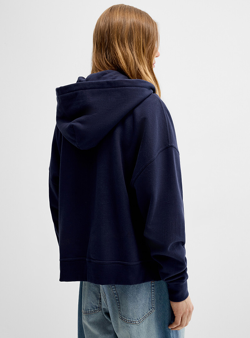 Oversized zip-up fleece hoodie | Djab | | Simons