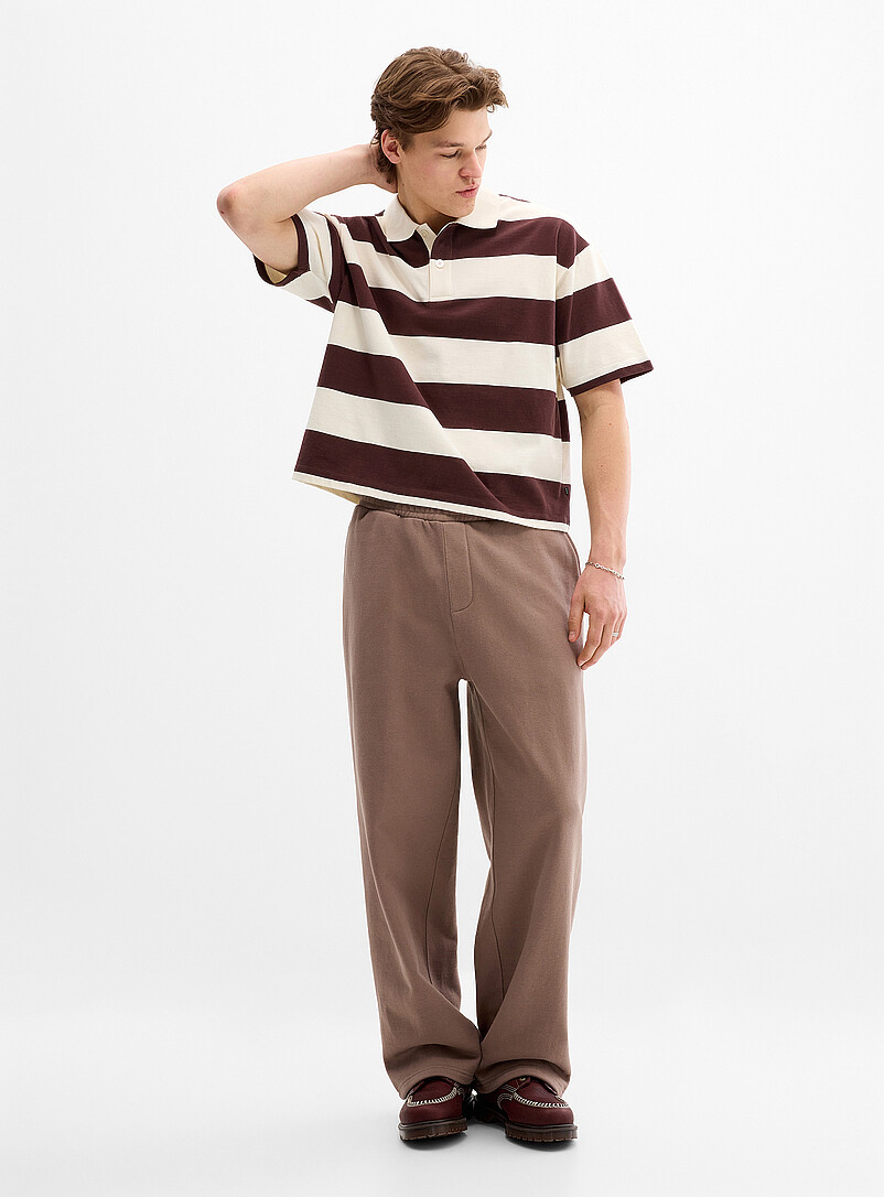 French Terry Wide-Leg Pant Djab 101 Loose Fit