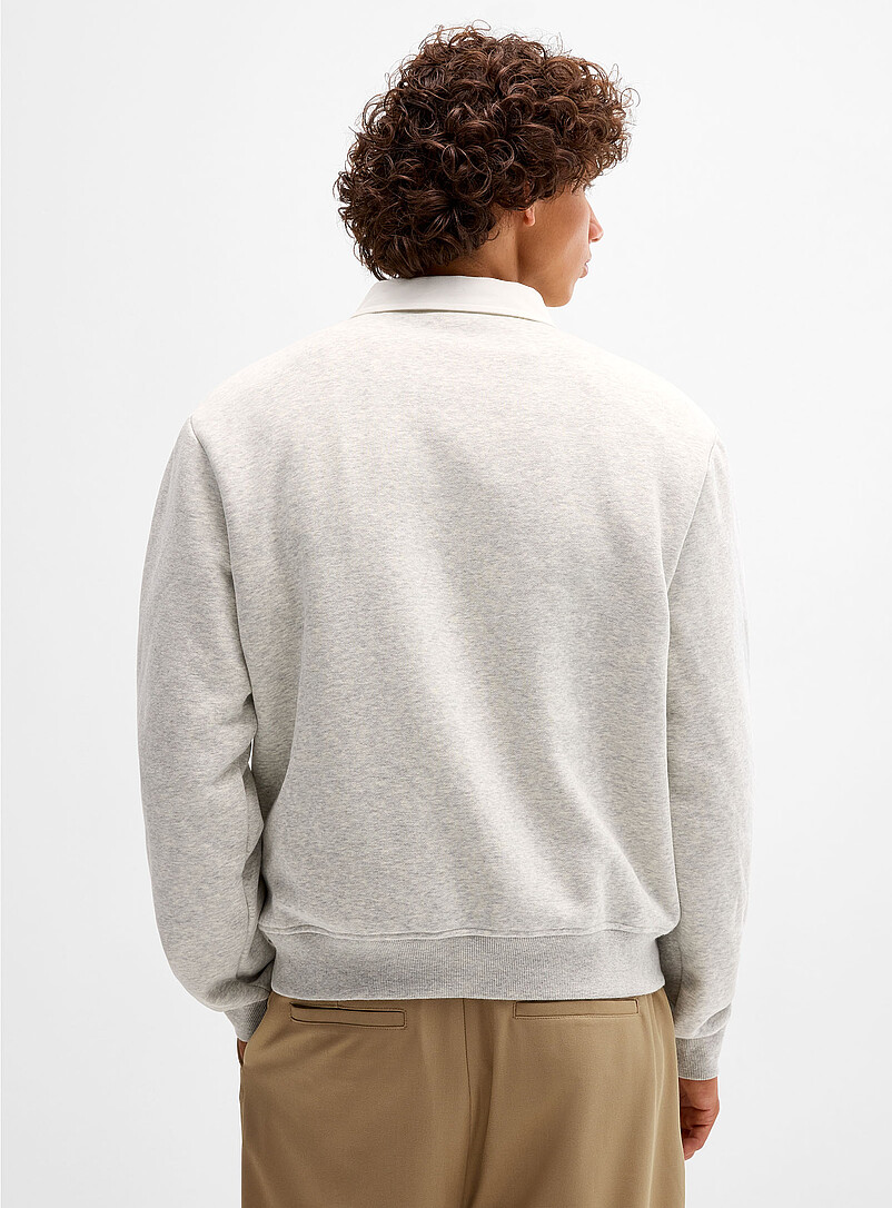 Peachskin rugby polo sweatshirt product image 2