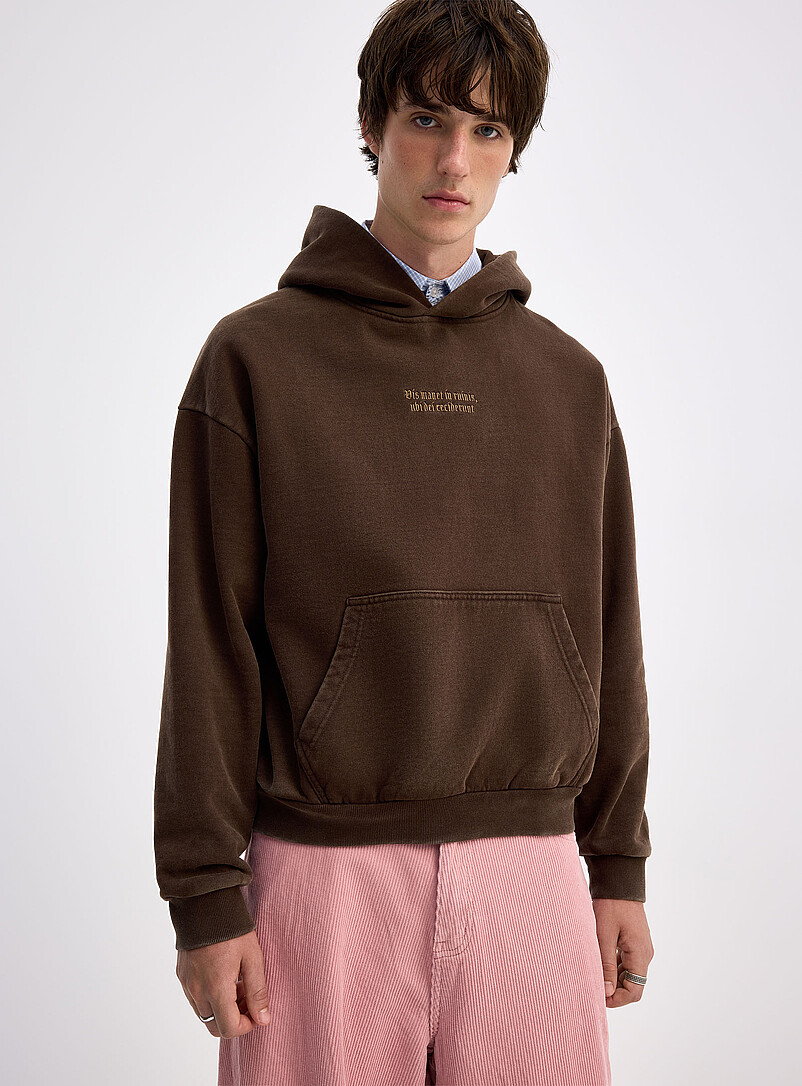 Latin inscription faded hoodie product image 2