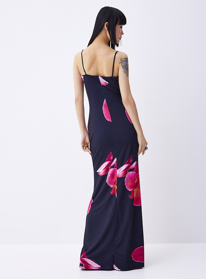 Realistic flower maxi dress product image 3
