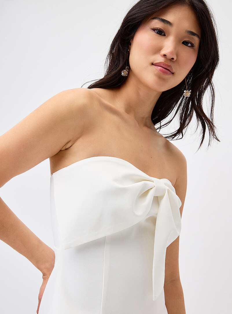 XL bow tube minidress product image 2