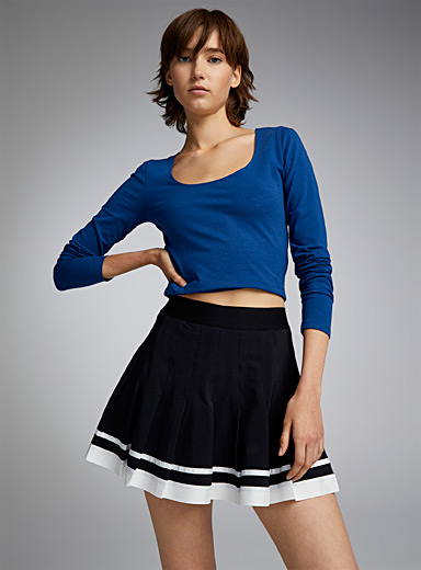 Contrasting stripes tennis skirt | Twik | Shop Mini Skirts & Short ...