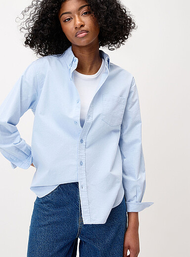 La chemise oxford ample