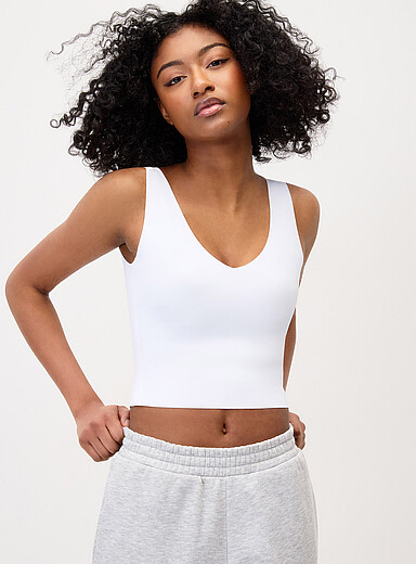 La camisole courte sans coutures