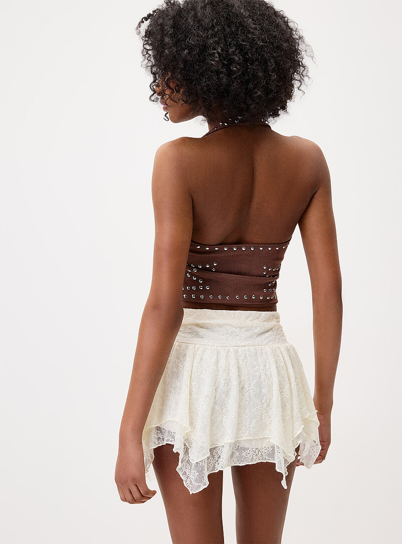 Tiered lace miniskirt | Twik | Shop Mini Skirts & Short Skirts