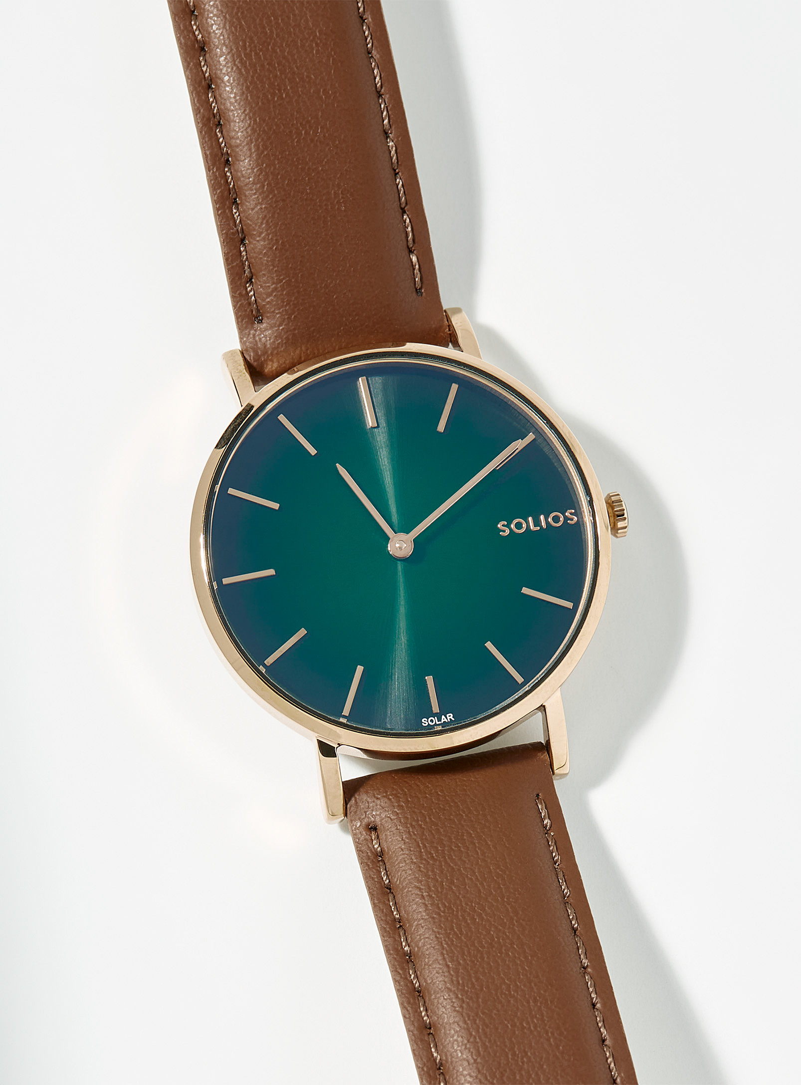 Solios Graded Face Rainforest Watch In Blue