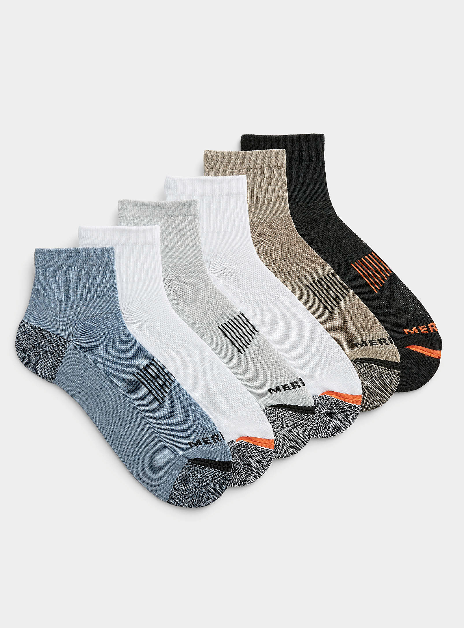Merrell - Men's Reinforced ankle socks 6-pack