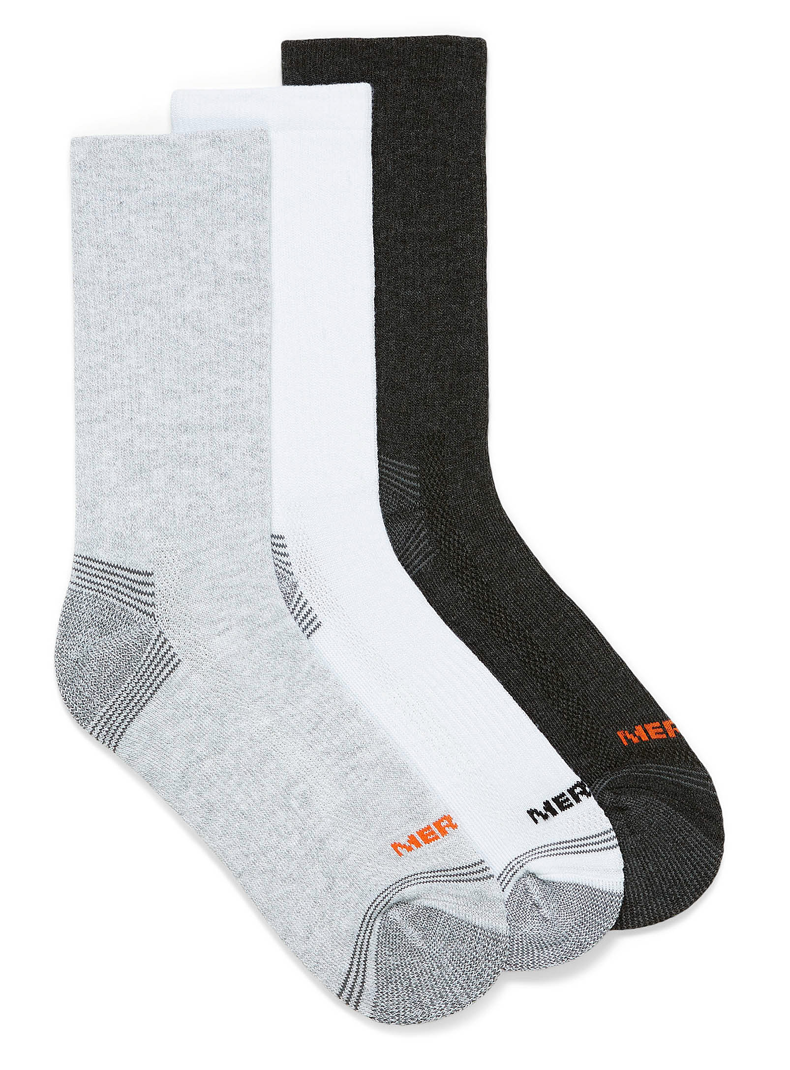 Merrell Padded Socks Set Of 3 In Grey