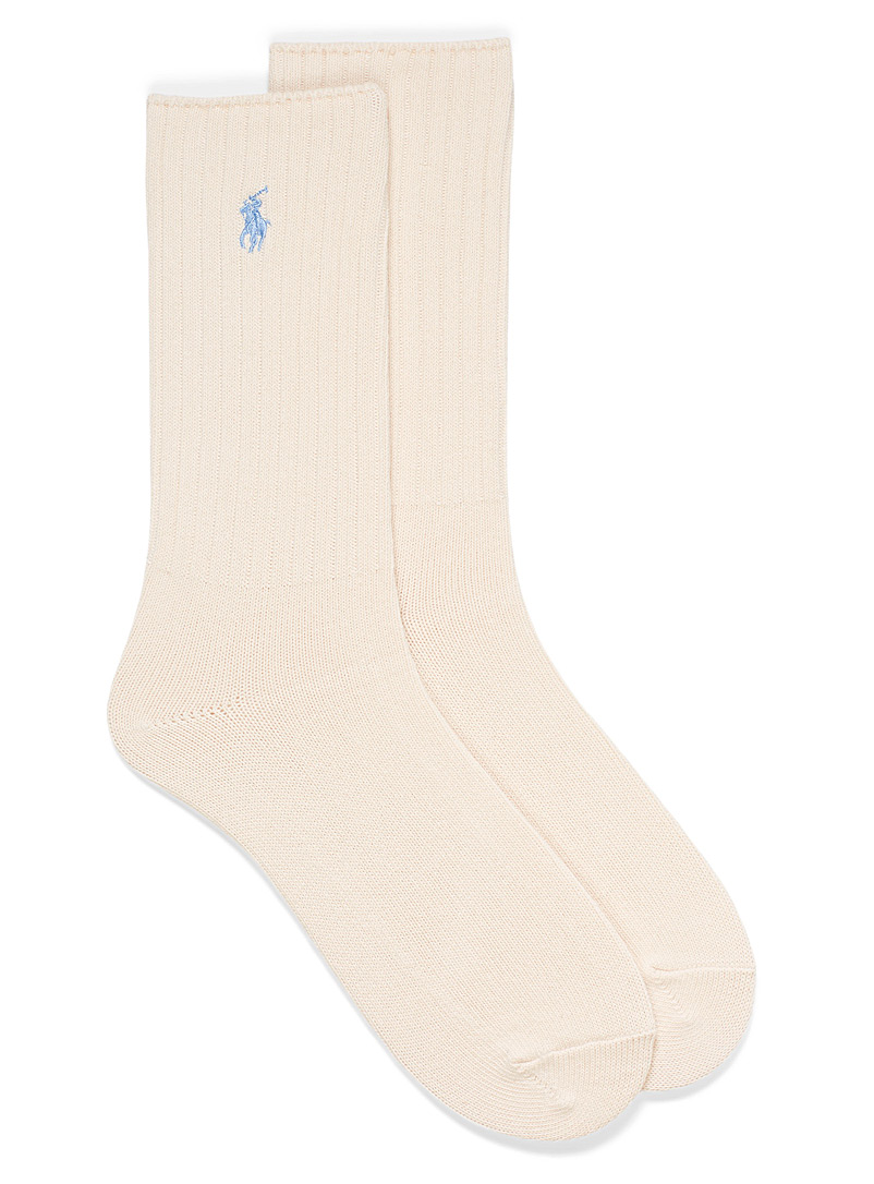 Polo Ralph Lauren Dark Brown Signature solid ribbed socks for men