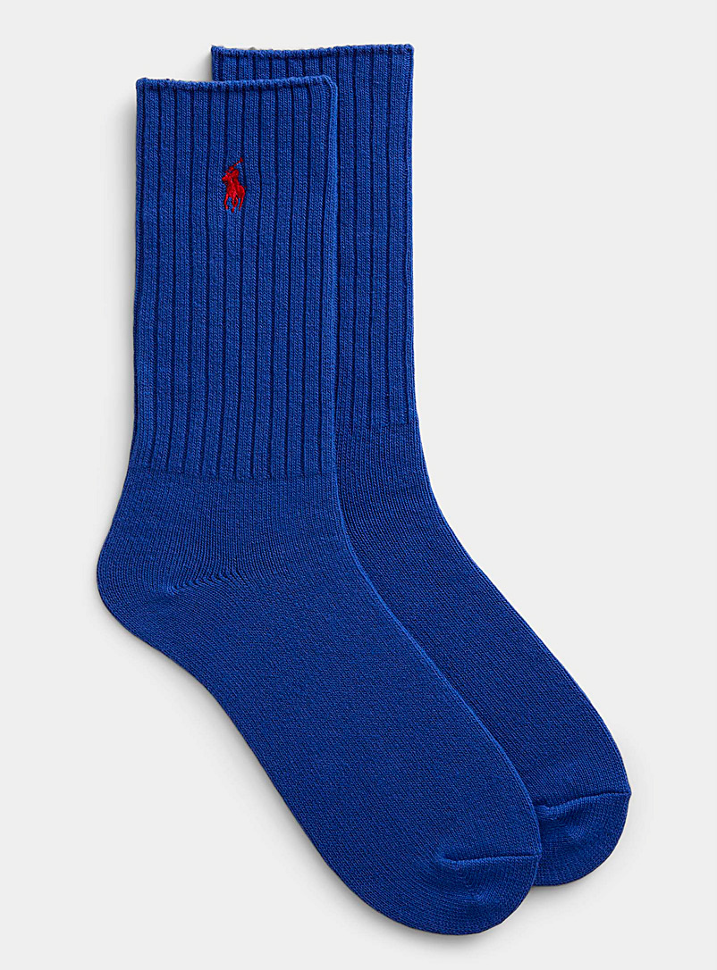 Polo Ralph Lauren: La chaussette côtelée signature unie Assorti pour homme