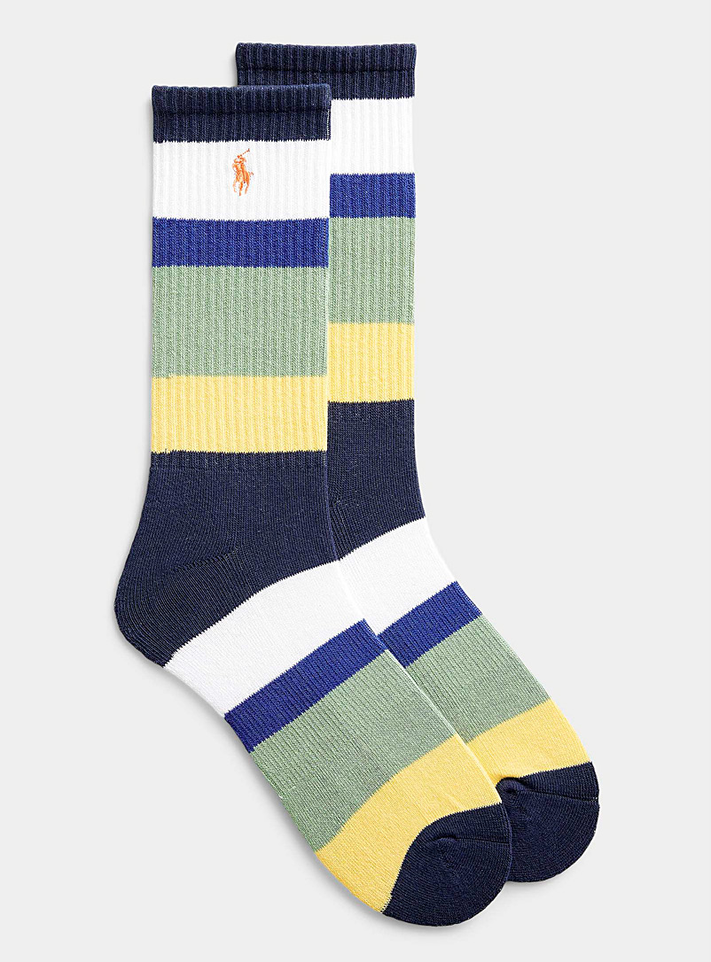 Polo Ralph Lauren Patterned Blue Fresh stripe sock for men