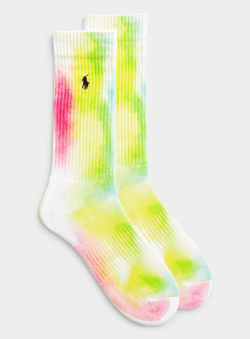 Polo Ralph Lauren Assorted Pastel tie-dye sock for men