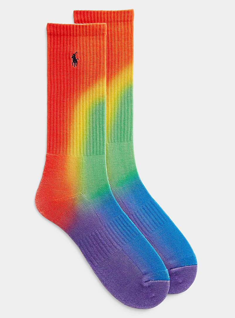 Polo Ralph Lauren Assorted Graded rainbow sock for men