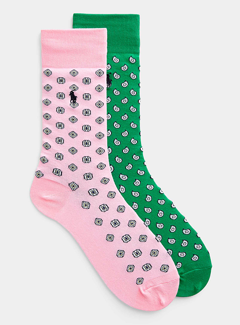 Polo Ralph Lauren Pink Jewel socks 2-pack for men