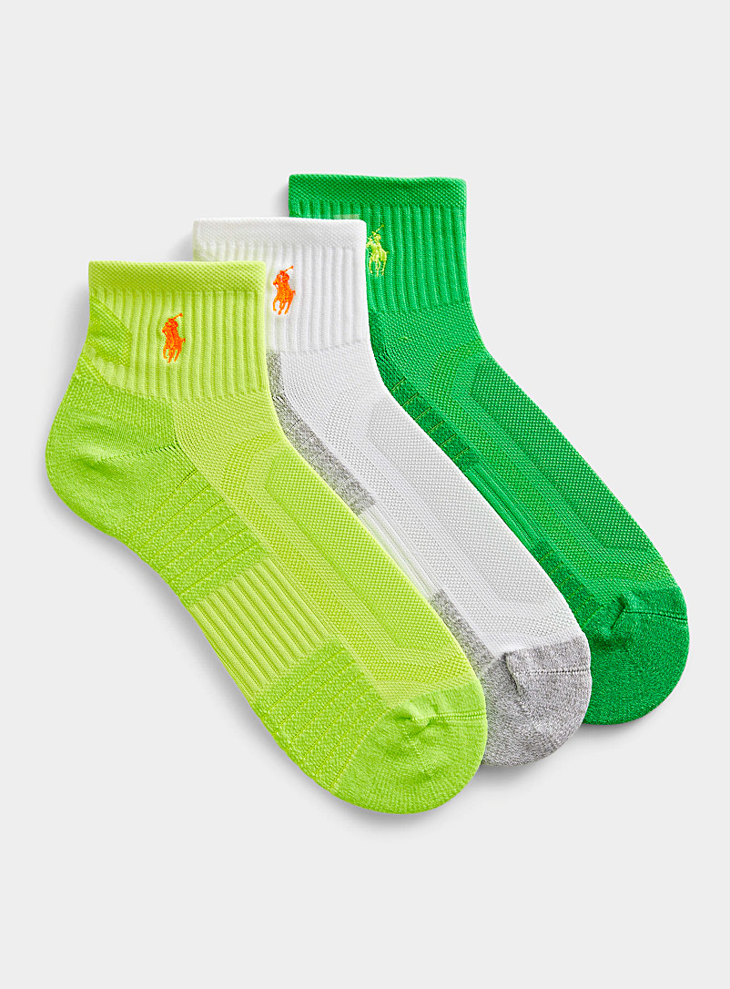 Polo Ralph Lauren Assorted Performance ankle socks 3-pack for men
