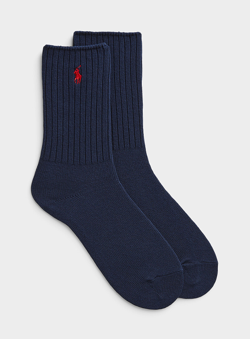 Ribbed Cotton Socks