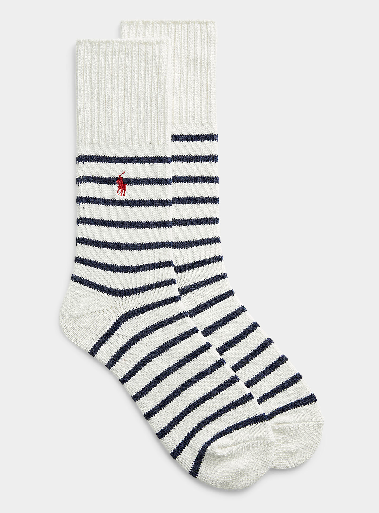 Polo Ralph Lauren Twin-stripe Sock In White