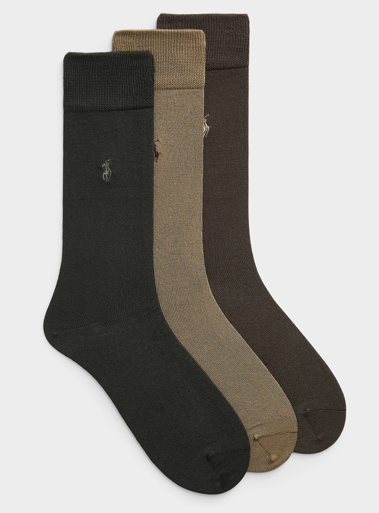 Polo Ralph Lauren Ultra-soft Solid Dress Socks 3-pack In Brown | ModeSens Polo Ralph Lauren Ultra-soft Solid Dress Socks 3-pack In Brown | ModeSens