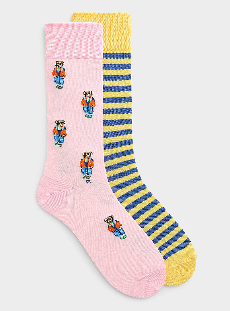 Colourful Stripe Socks 2-Pack