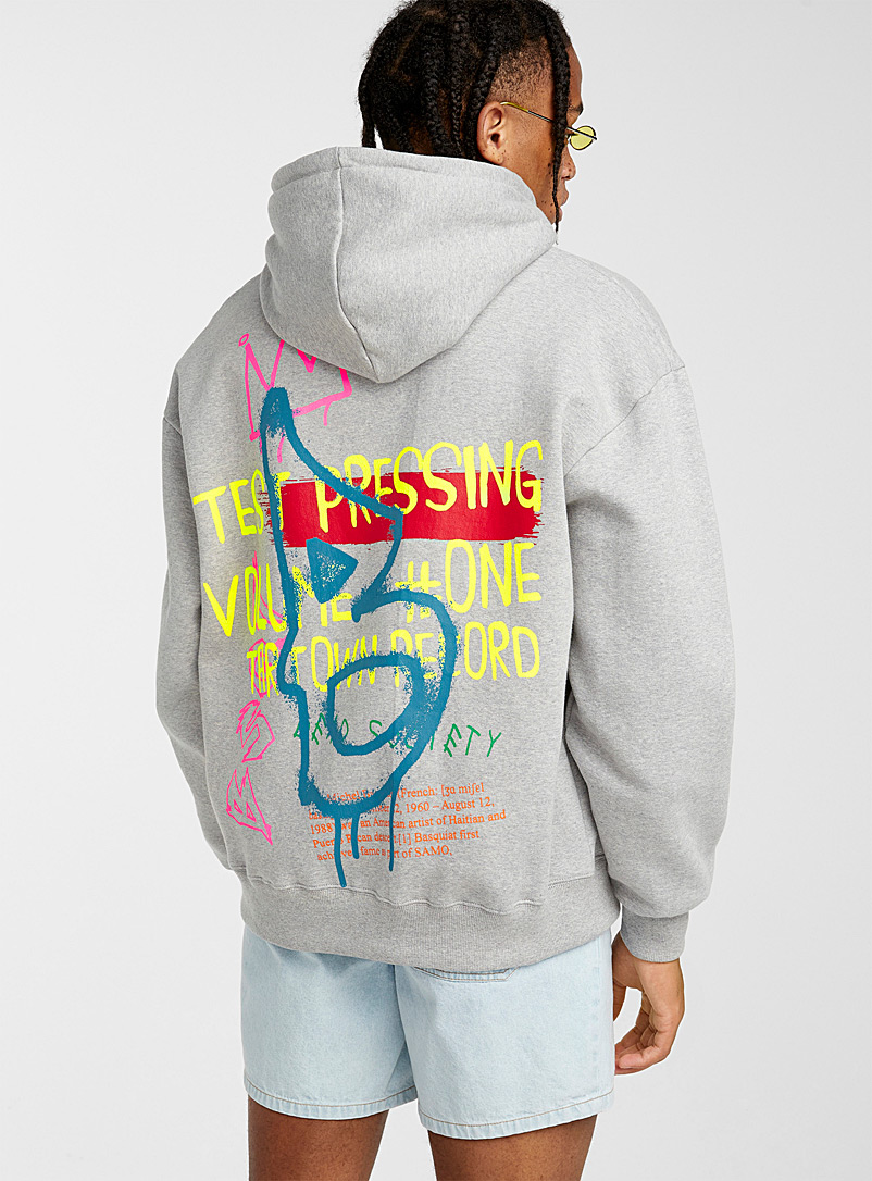 Neon-graffiti hoodie | Djab | Men's Hoodies & Sweatshirts | Simons