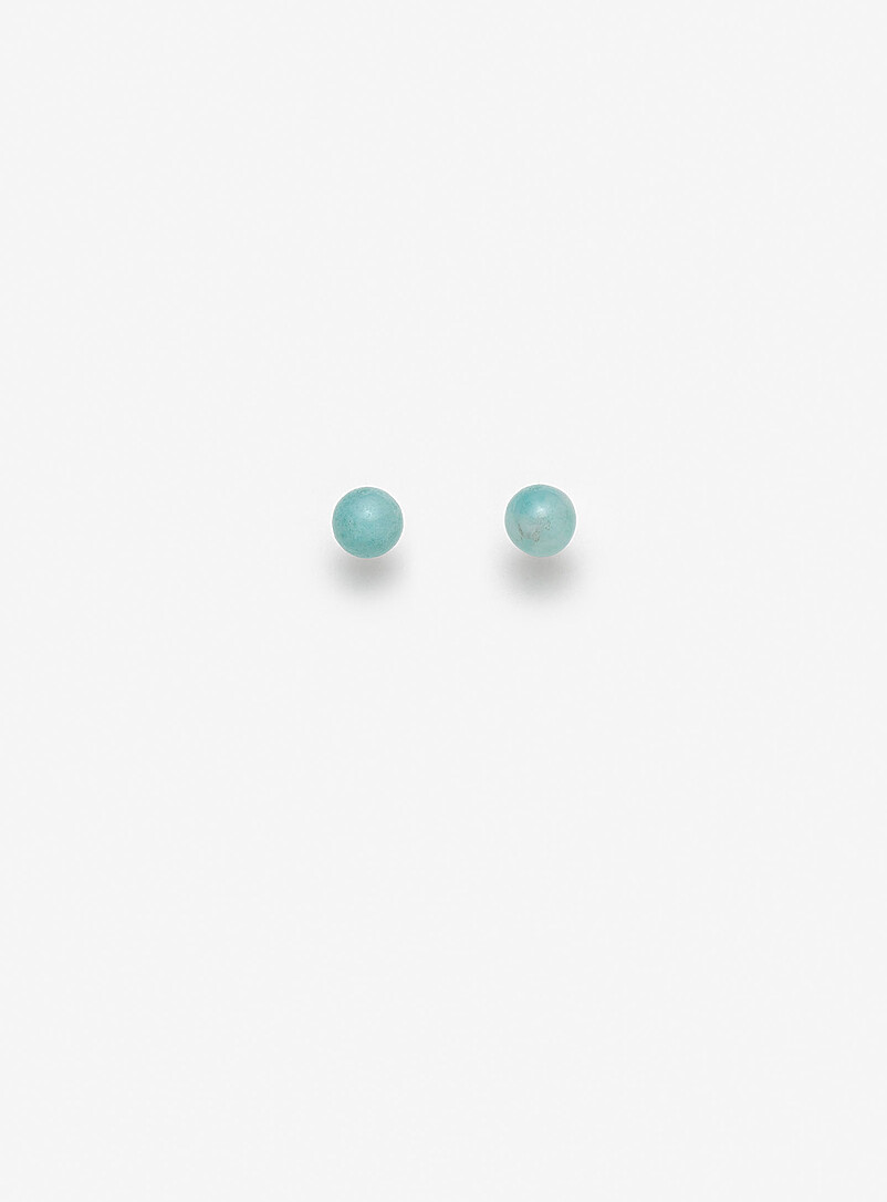 Pilar Agueci: Les petites boucles d'oreilles Yara Bleu