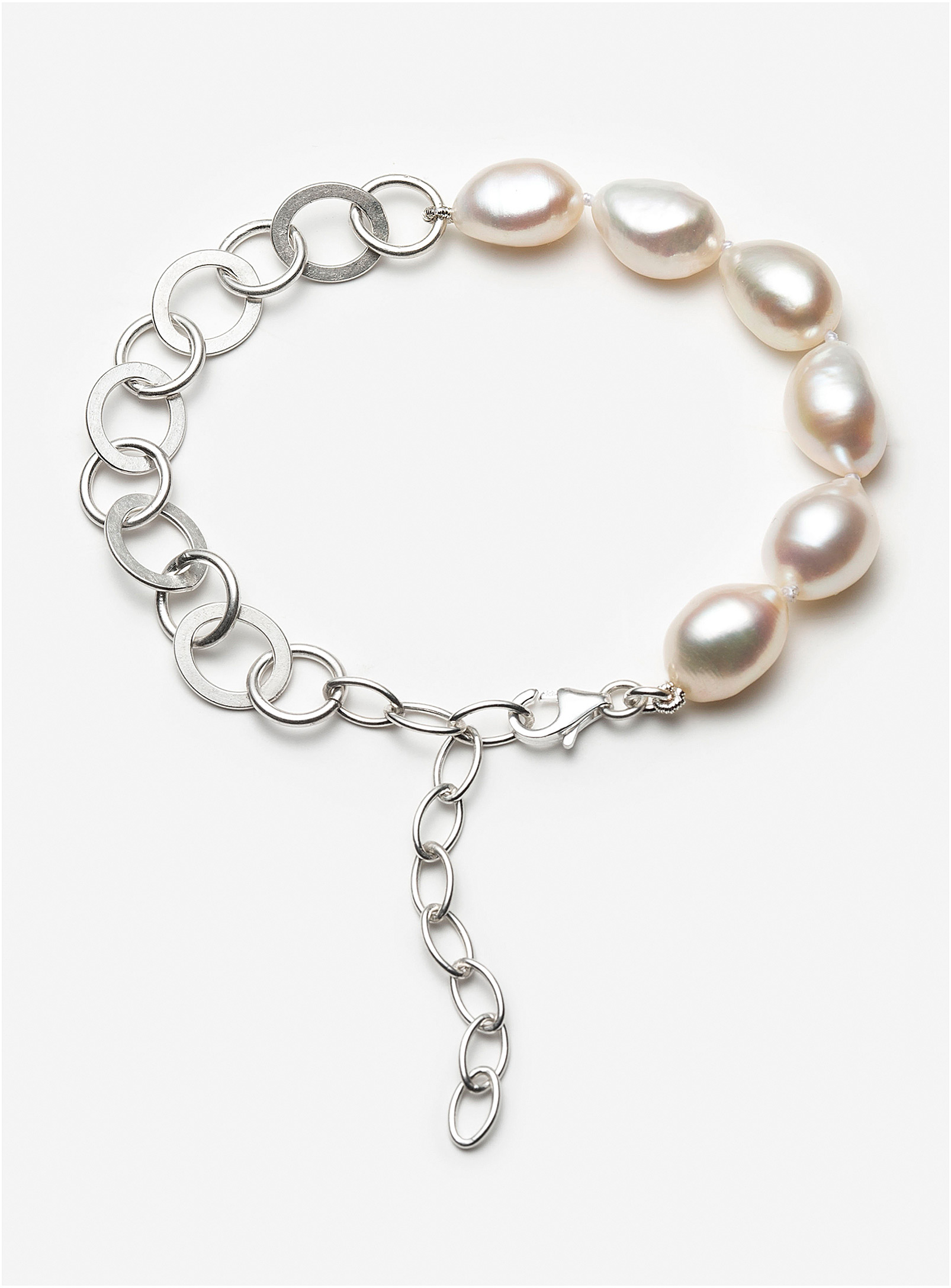 Pilar Agueci - Le bracelet perles et argent Sabrina