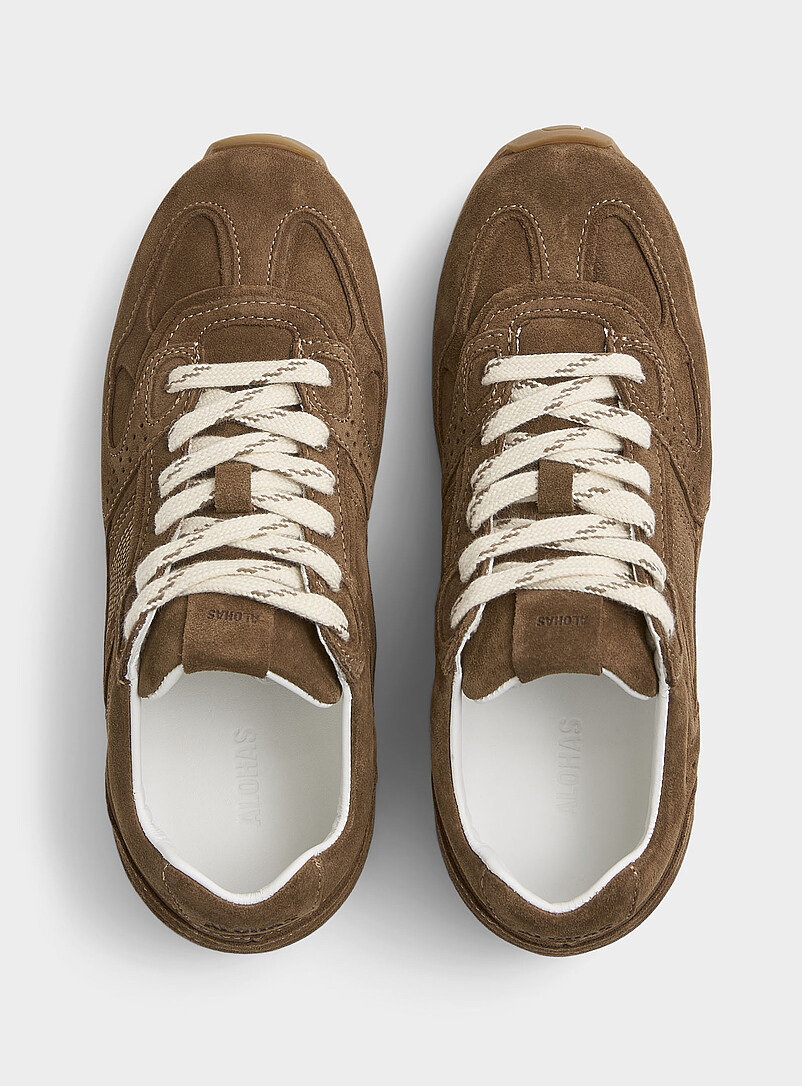 Tb.56 brown suede sneakers Women product image 3