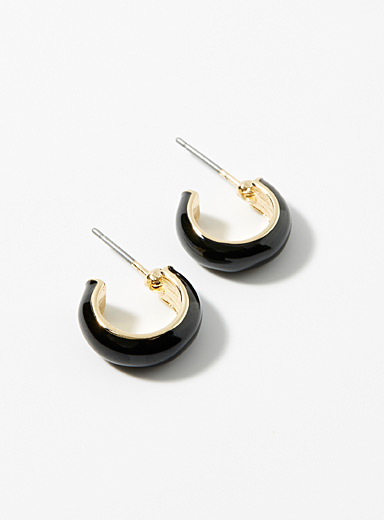 Small enamel hoops
