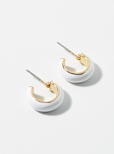 Small enamel hoops