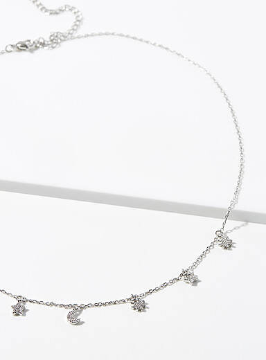 Le collier cha&icirc;ne &eacute;toiles