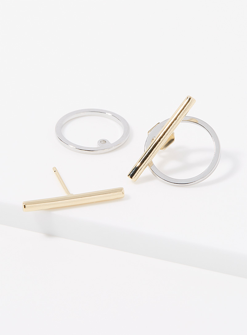 Geo earrings product image (primary)