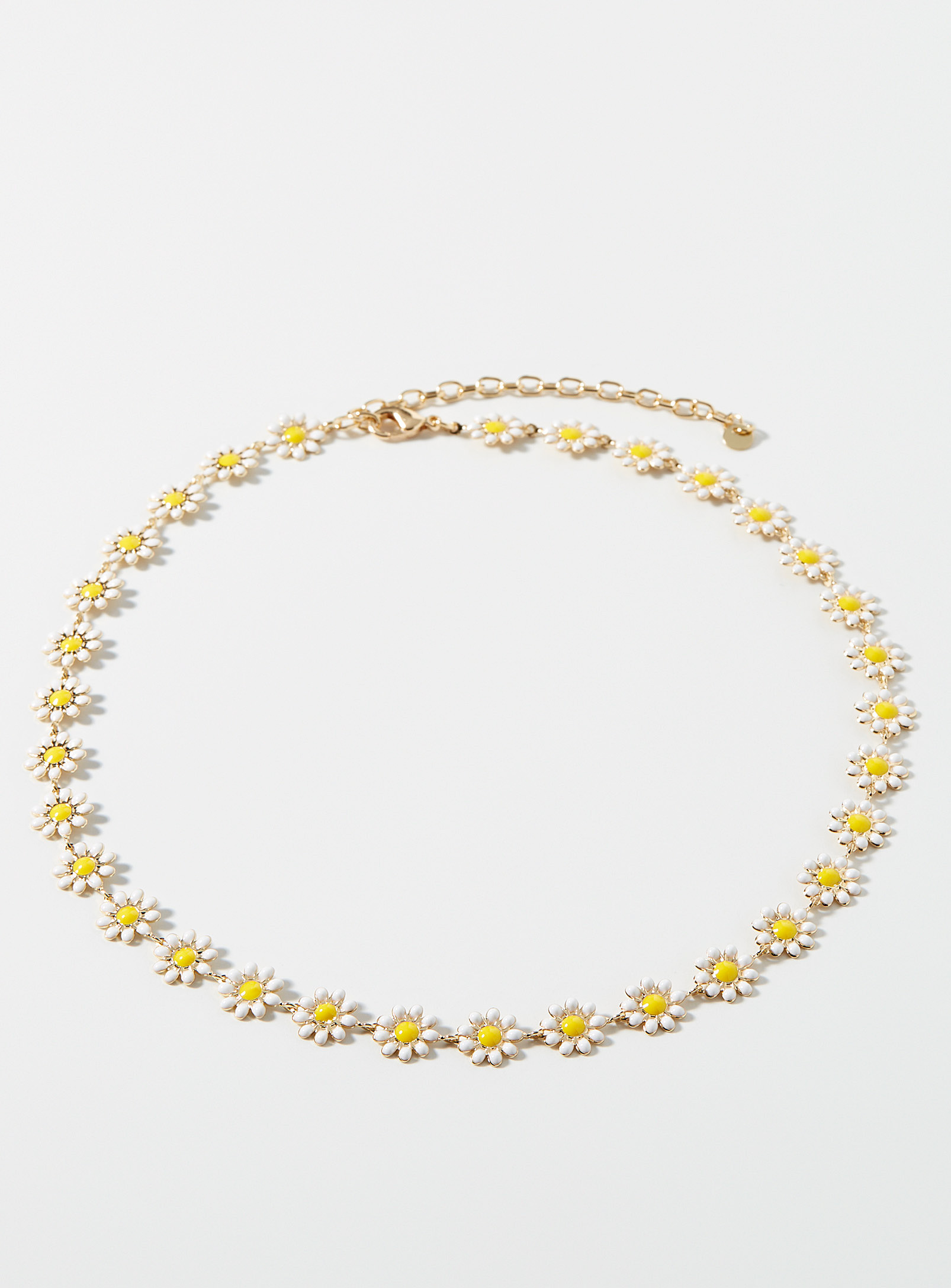 Simons - Women's Shiny daisy necklace