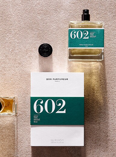 Bon Parfumeur: L'eau de parfum 602 100 ml <b>Poivre, c&egrave;dre, patchouli</b> Vert pour homme