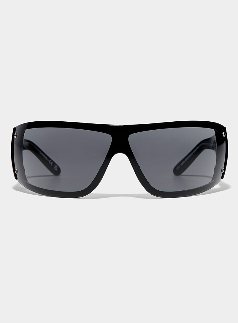 Spitfire Black Leo Sun Scorpio Moon visor sunglasses for women