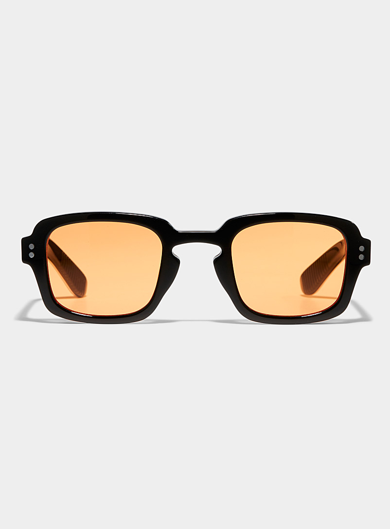 Spitfire: Les lunettes de soleil carrées Cut Fifteen Noir pour homme