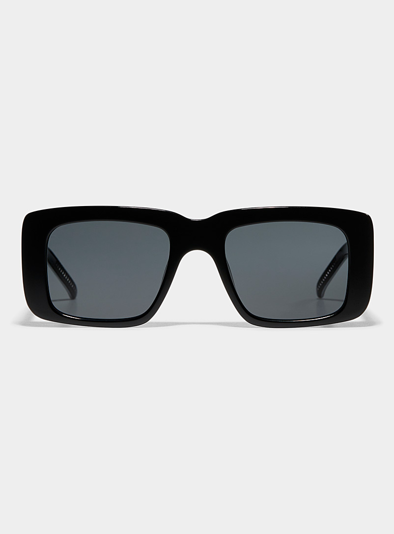 Spitfire Black Cut Seventy square sunglasses for men