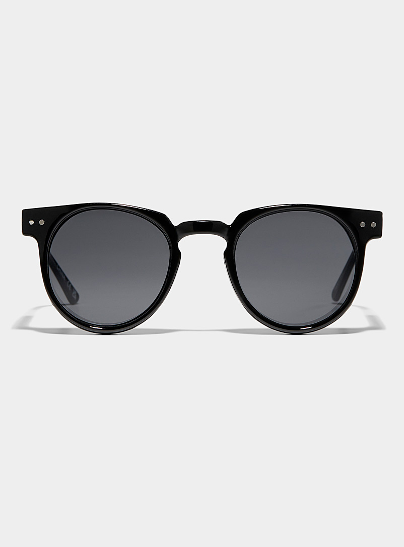 Spitfire: Les lunettes de soleil rondes Teddy Boy Noir pour homme